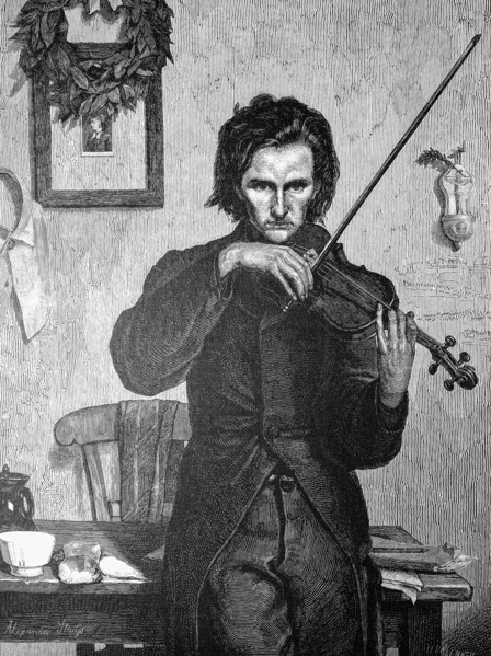 Young man practicing the violin  /  Junger Mann beim Üben des Geigenspiel