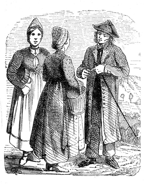 People in traditional costume from Gleishorbach