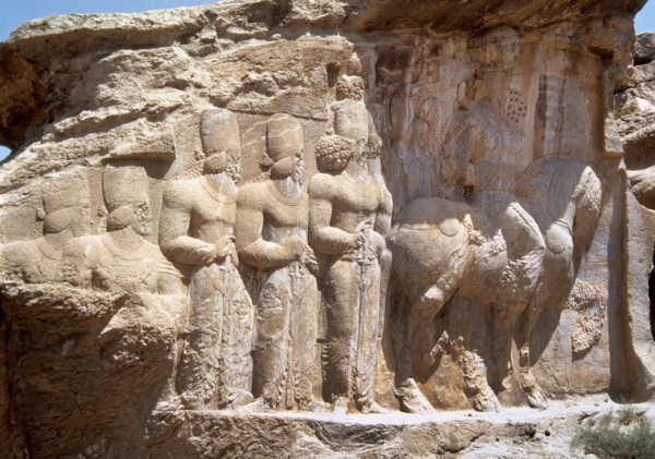 Sasanians, Relief of Shapur's Parade