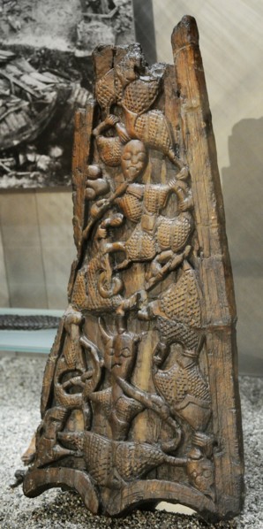 Original parts of the bow of a Viking ship