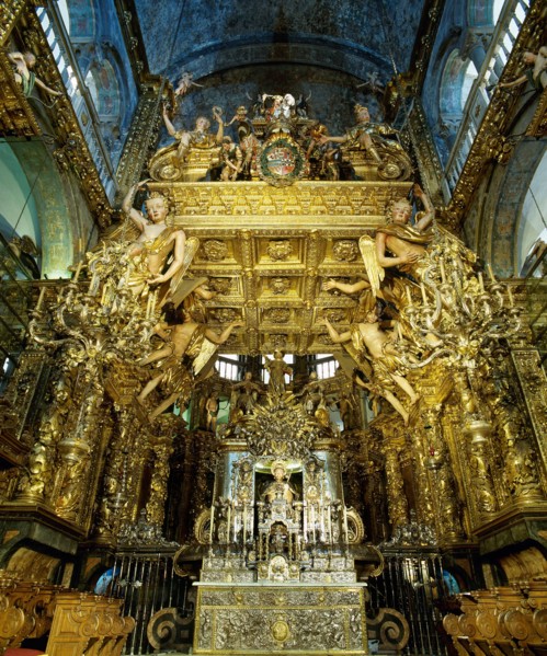Main altar of the Cathedral of Santiago de Compostela