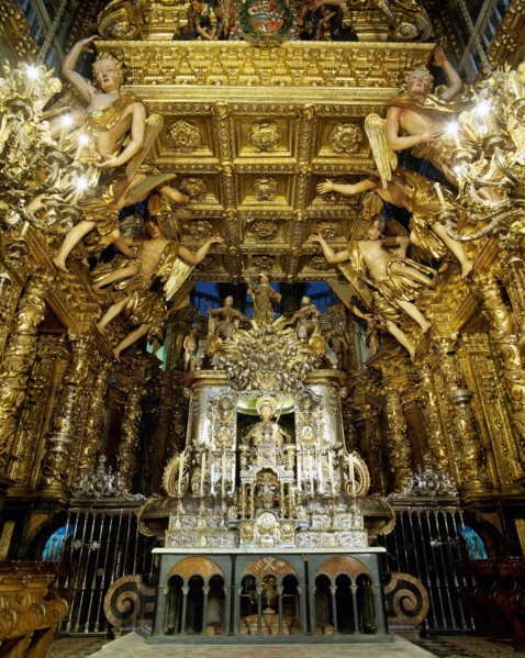 Main altar of the Cathedral of Santiago de Compostela