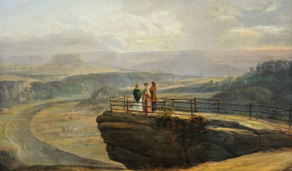 Johan Christian Dahl, View from Bastei
