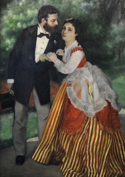 The Couple, 1868, by Pierre-Auguste Renoir