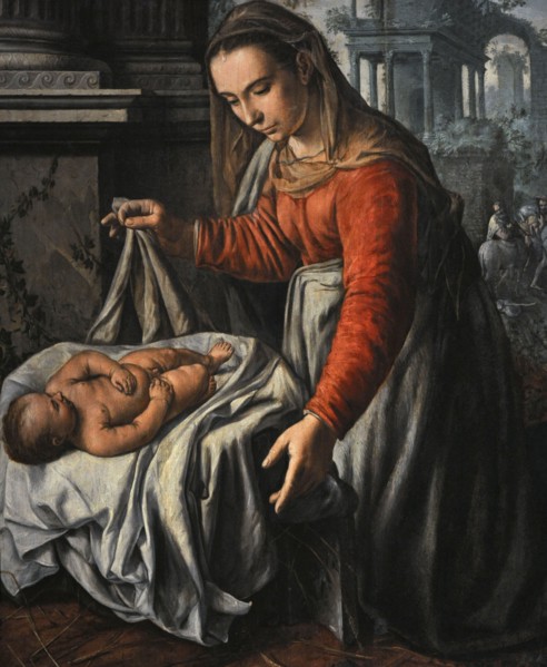 Madonna and Child, ca.1563, by Huybrecht Beuckeleer