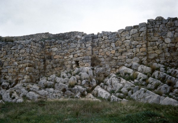 Tiryns, Greece. Archaeological Site. Mycenaean citadel