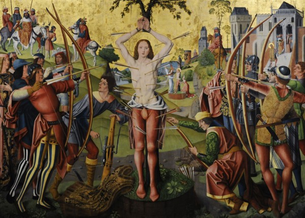 Altarpiece of Saint Sebastian, 1493-1494, by Master of the Holy Family