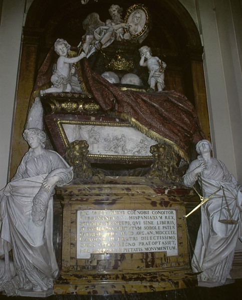 Sepulcher of Ferdinand VI of Spain.