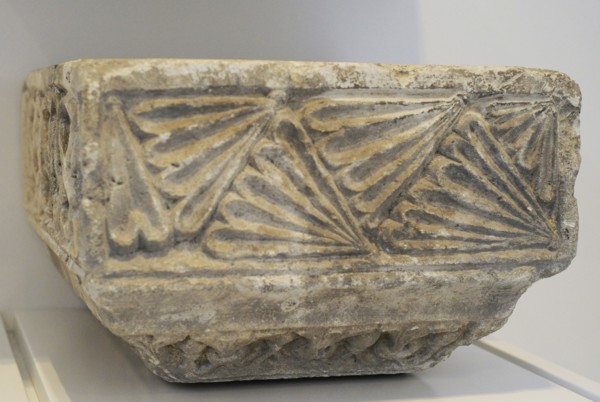 Fragment of a funerary monument from the Basilica of St Severin in Cologne.