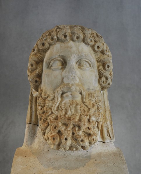 Hermes from a hermaic stele.