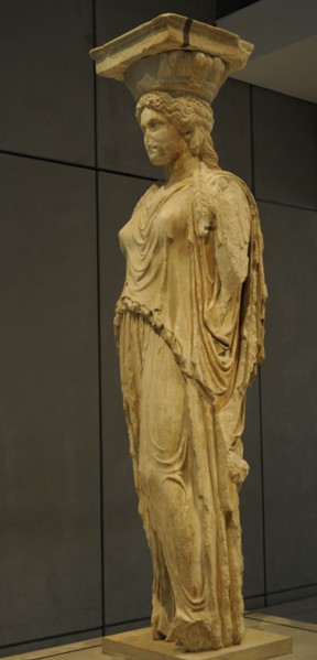 The Caryatid Porch of the Erechtheion.