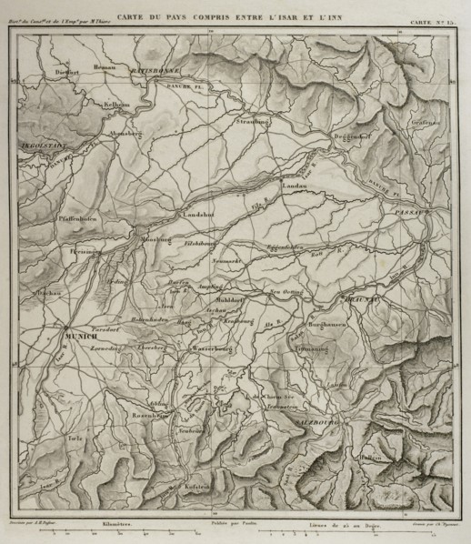 Territory between the German rivers Inn and Isar.