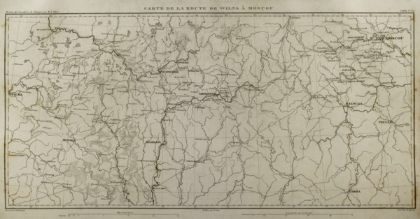 Route from Vilnius to Moscow.