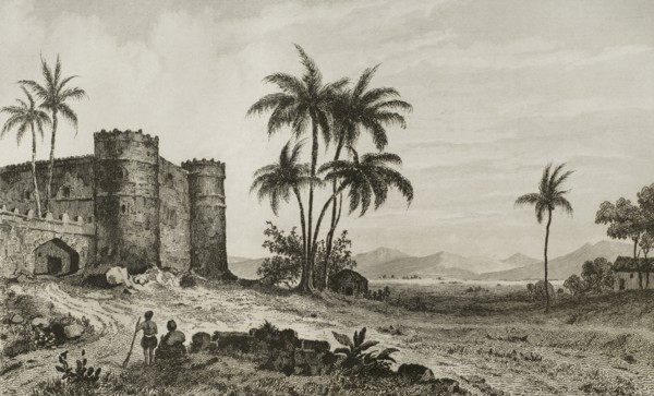 Castle of the Sultan of Aden in Lahej.