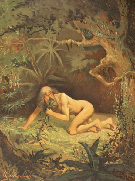 The madness of king Nebuchadnezzar. God punishes the king of Babylon for his arrogance.