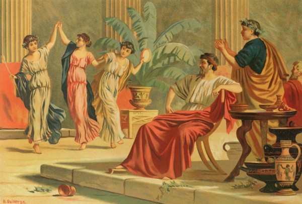 Dances after a banquet or simposium.