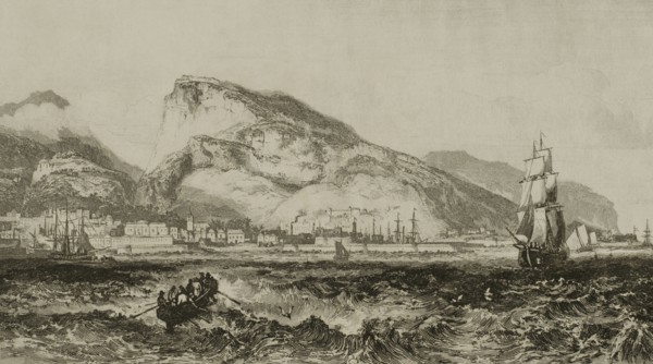 Island of France. Panoramic view of Port-Louis.