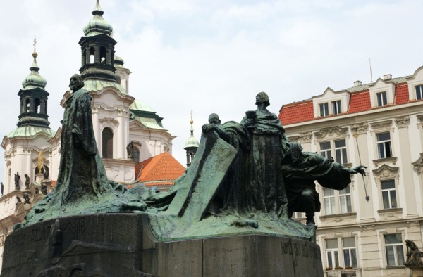 Jan Hus Memorial.