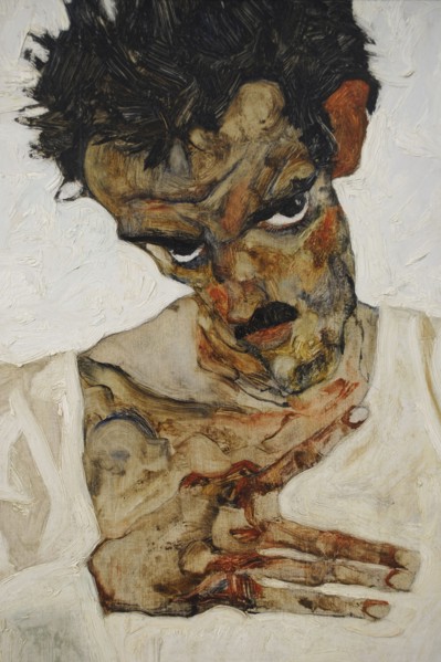 Self-portrait with Lowered Head.