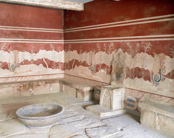 Palace of Knossos. Throne Room.