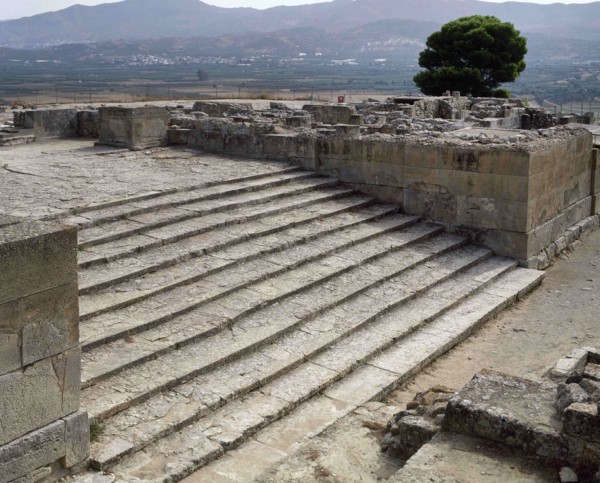 Grand Staircase of Minoan Palace of Phaistos.