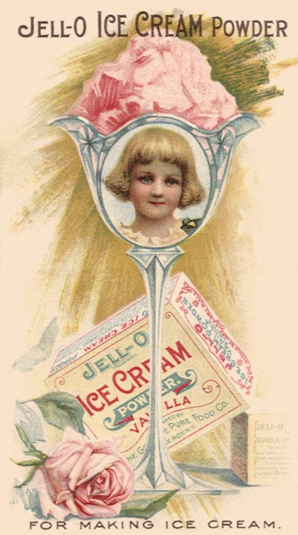Girl on Jell-O Glass