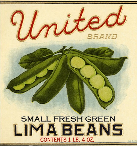 Lima Bean Label