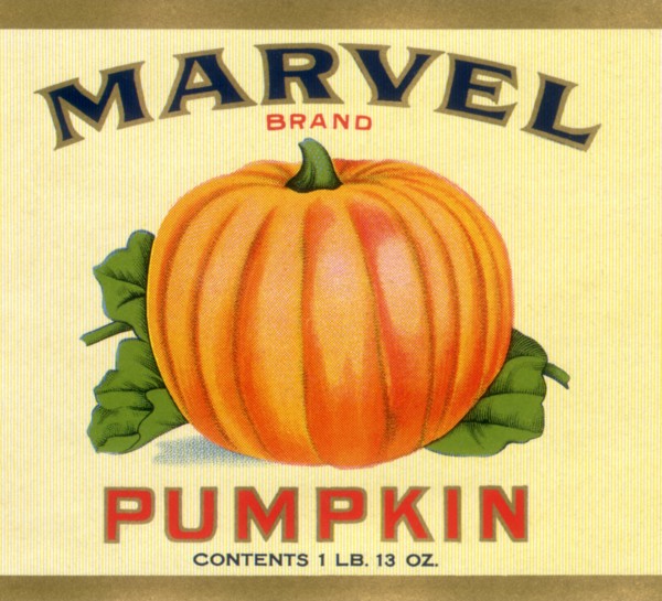 Pumpkin Vegetable Label