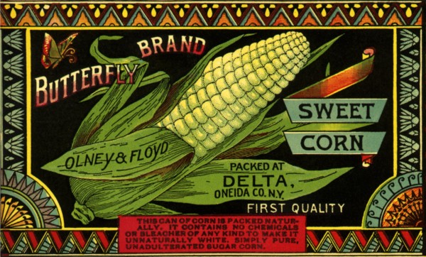 Sweet Corn Veg Label