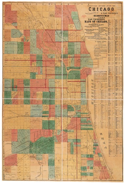 Official Guide Map of Chicago