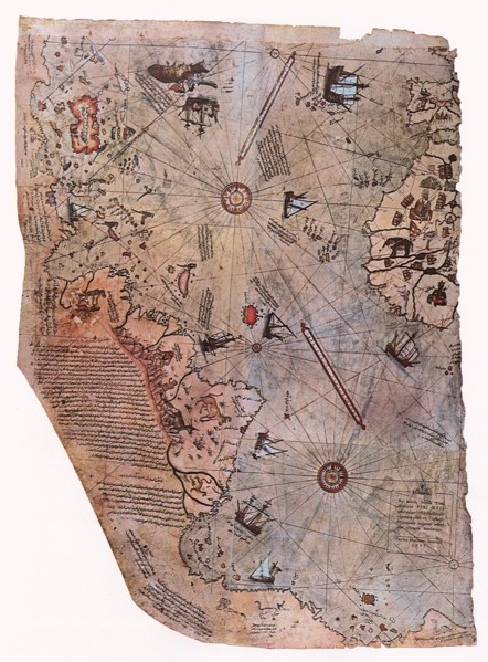 Turkish Map with Icons 1513