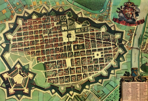 Italian Town with Citadel 1663