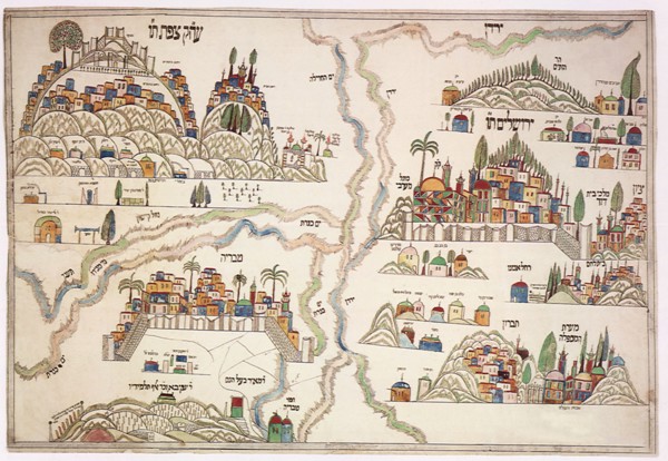 Religio-Historical Map of the Holy Cities 1870