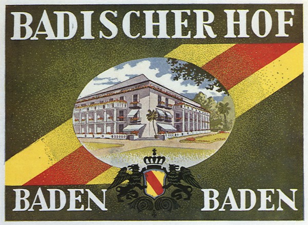 Luggage Label from West Germany