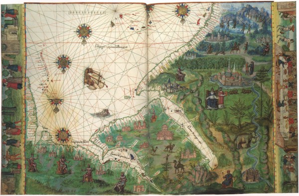 Map of East Africa etc 1547