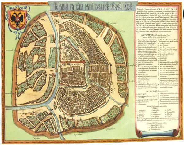 Plan of Moscow. 1662
