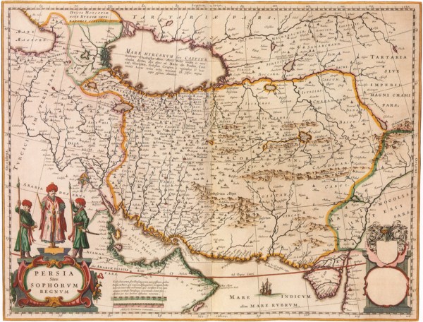 Map of Persia 1645