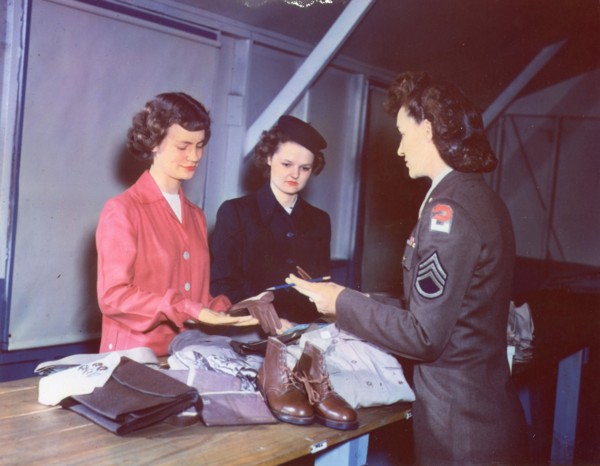 Recruits Issued Uniforms