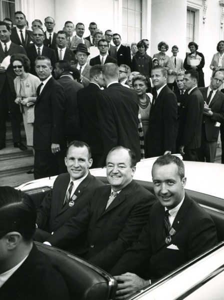 Astronauts White and McDivitt at the White House