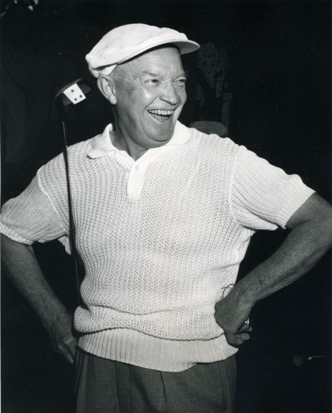 Ike the golfer