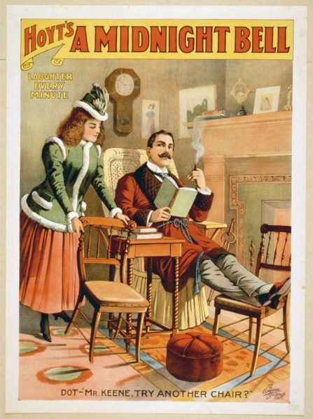 Hoyt's A midnight bell laughter every minute. ca 1898.