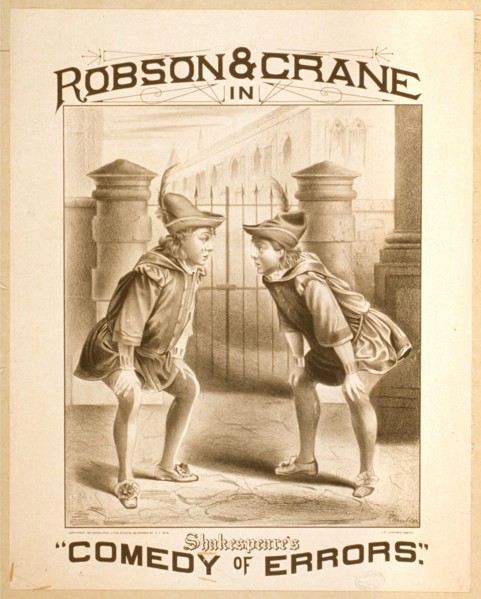 Robson & Crane in Shakespeare's 'Comedy of errors' ca 1879.