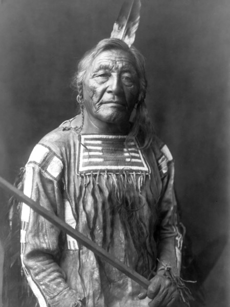 Edward S. Curtis Native American Indians - Sitting Elk--Apsaroke circa 1908.