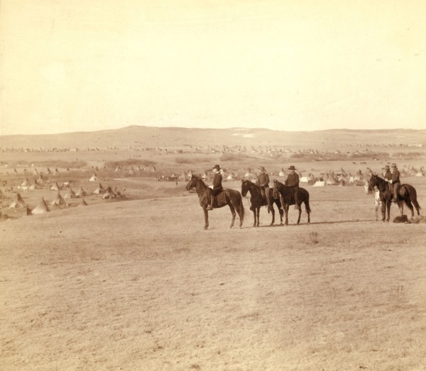 General Miles and staff 1891 South Dakota.