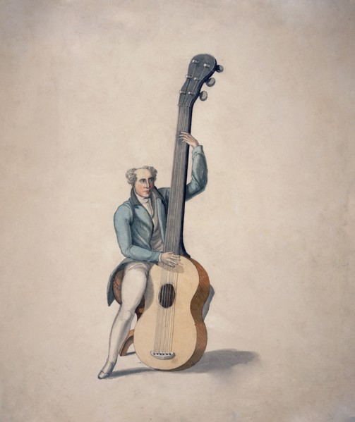 E. N. Sherr, Harp Guitar, Patented 6th Oct. 1831.