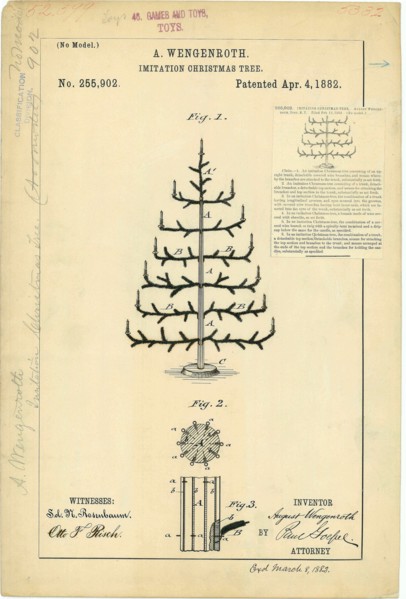 Imitation Christmas Tree 1882.
