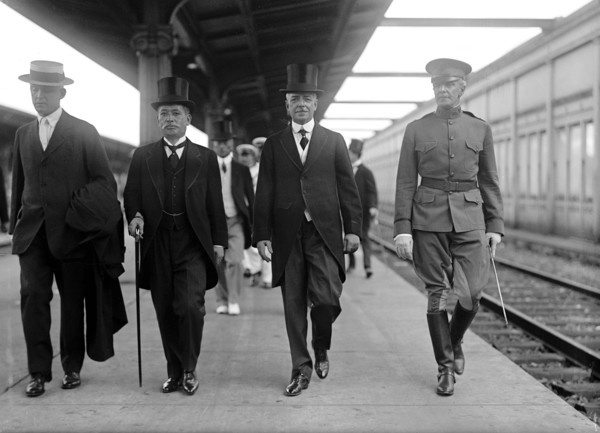 Japanese Mission to the United States, Ishii, Lansing, Harts circa 1917.
