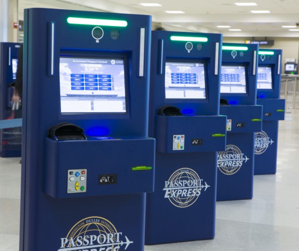 Global Entry and APC Kiosks, located at international airports across the nation, streamline the passenger's entry into the United States.  2014 .