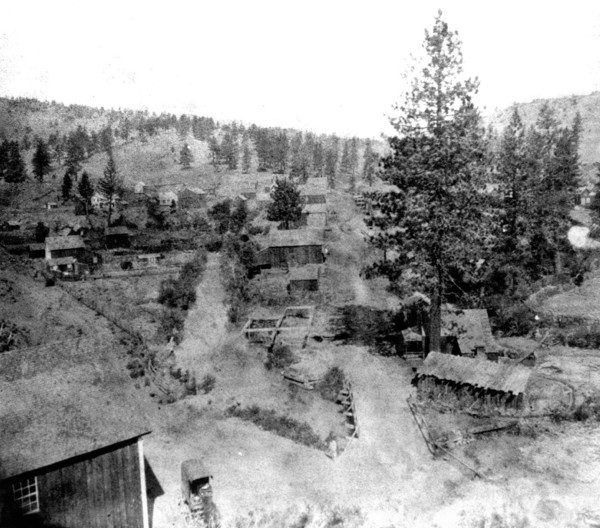 California History - Markleeville, Alpine County--the Main Street circa 1866.