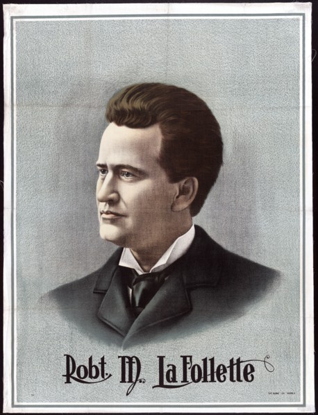 Robert La Follette Chromolithograph circa 1900.